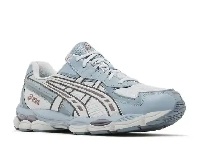 Asics gel nyc 2055 glacier dolphin grey side view