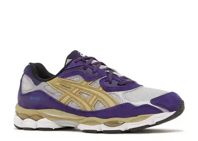 Asics awake ny gel nyc purple gold view