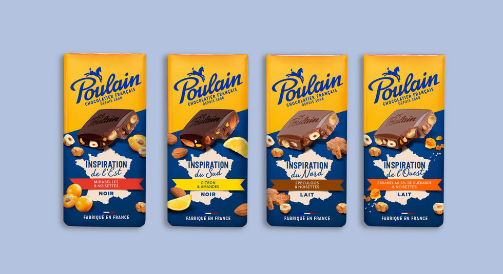 Gamme tablette de chocolat Poulain