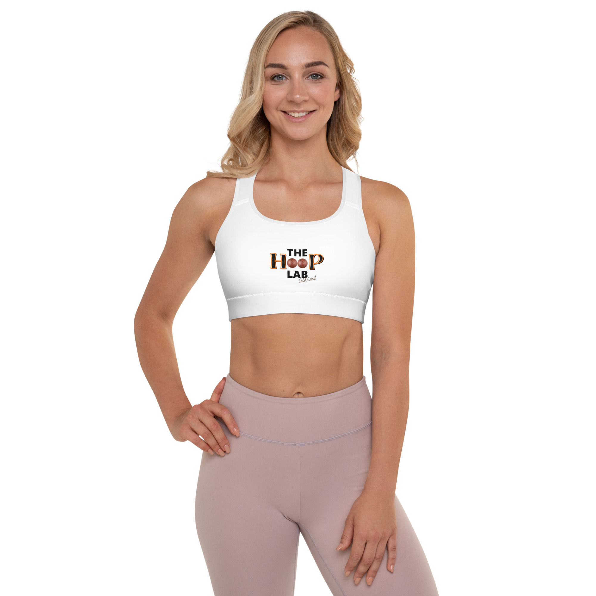 Padded Sports Bra WHITE (Matching Leggings AVAILABLE)