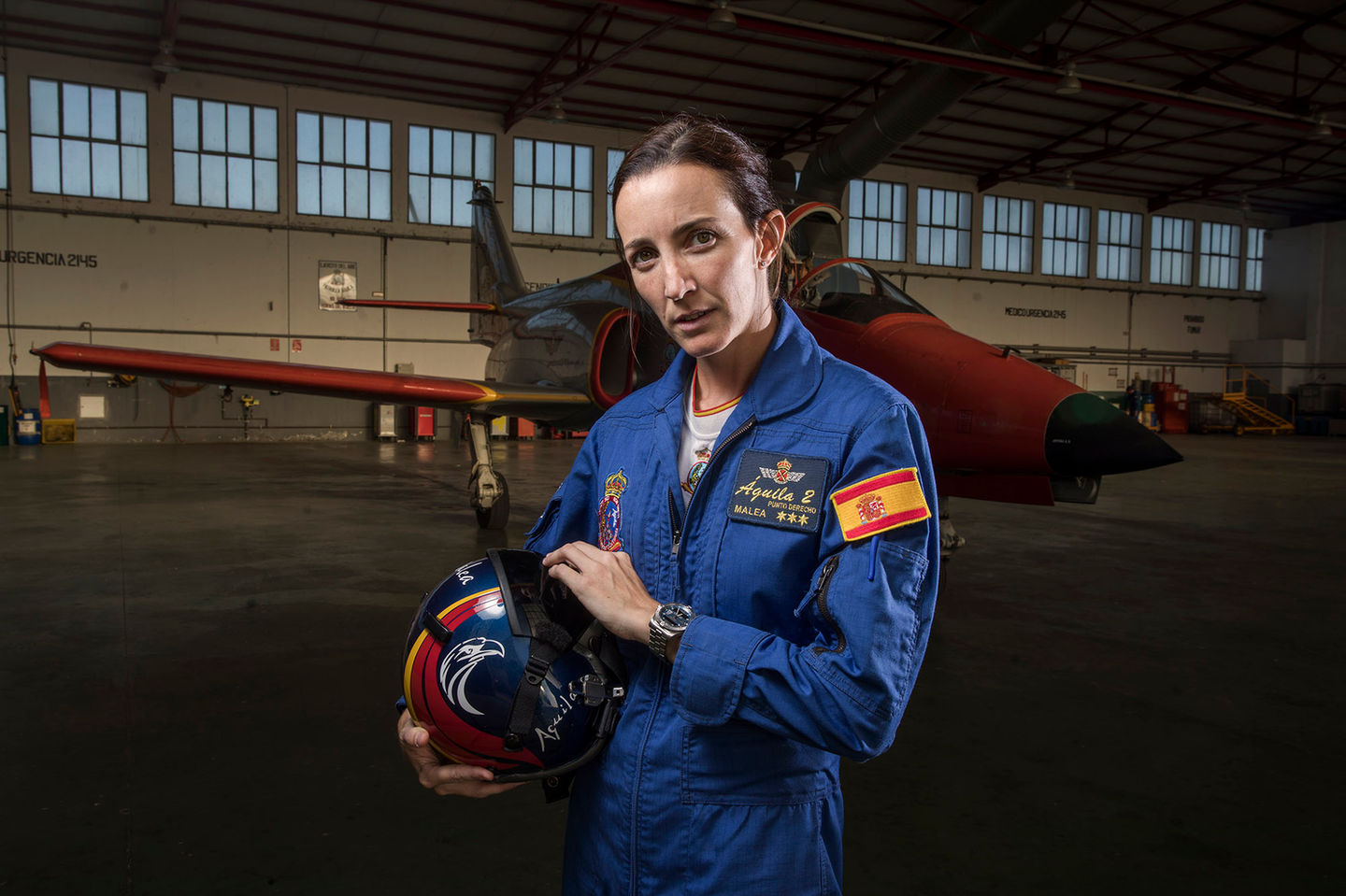 Rosa Malea, Patrulla Aguila, pilot, air force