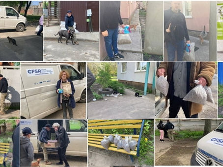 Проєкт CFSR - "ANIMAL RESCUE" - Kharkiv успішно виконує свою місію.