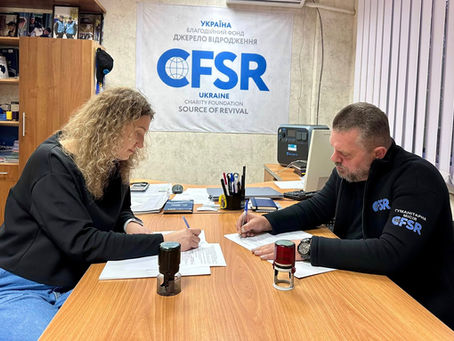 CFSR та БО «Майбутнє будуємо разом» підписали Меморандум про співпрацю