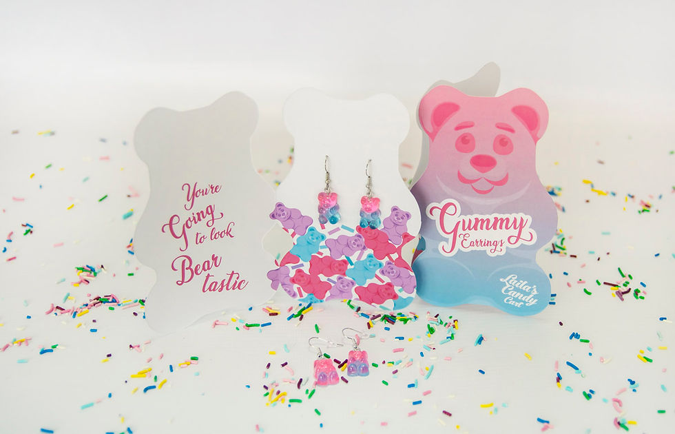 Thumbnail: Ombre Gummy Bear Earrings