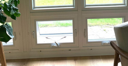 Close Up Awning in open Position