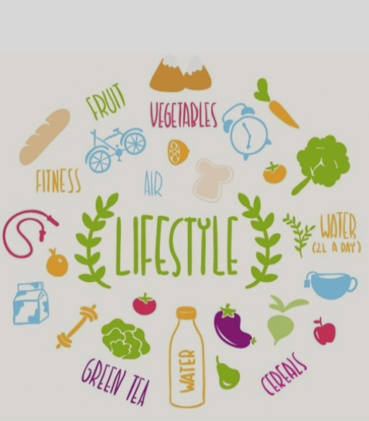Arranged Food and Objects