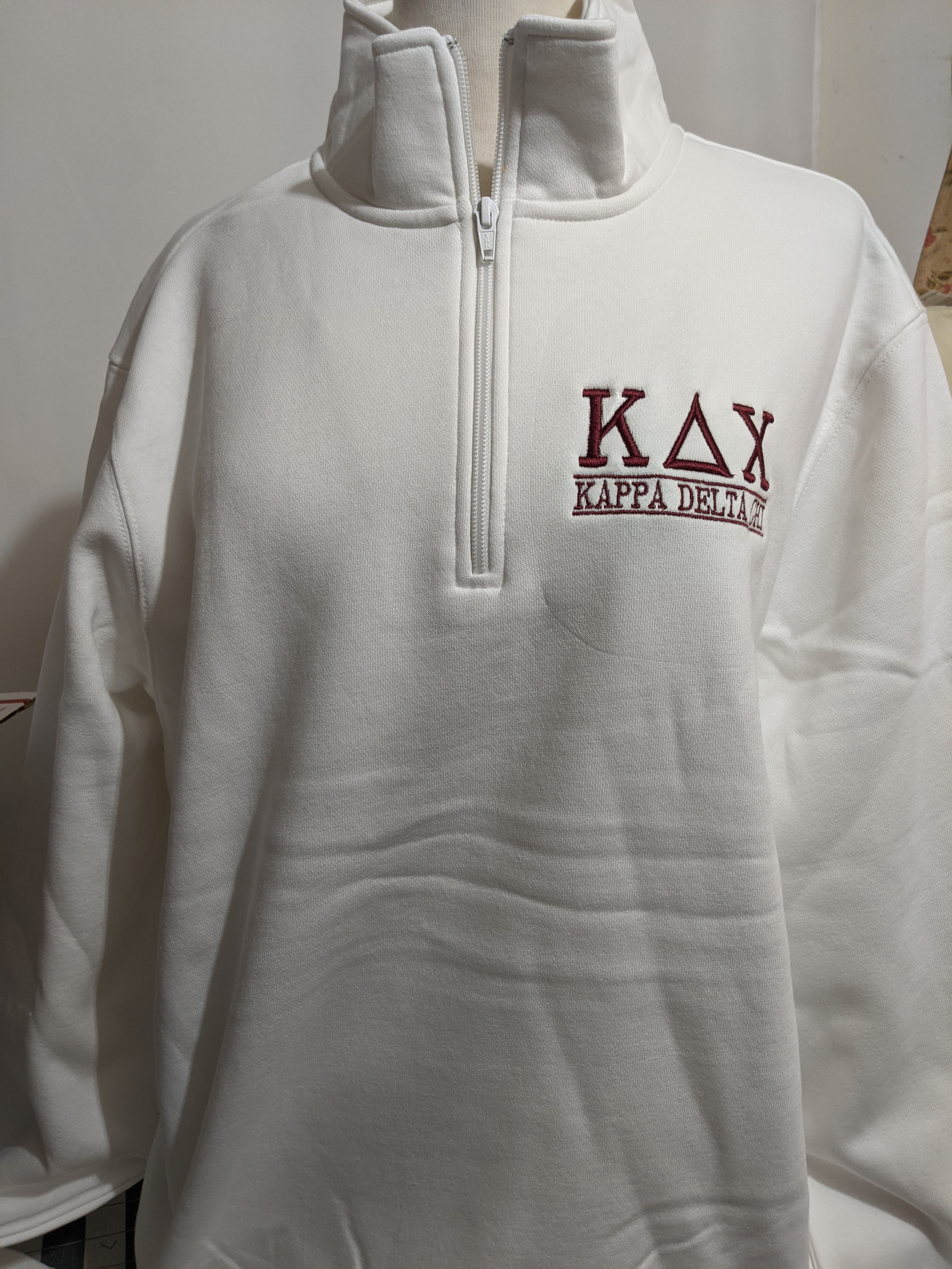 Kappa Delta Chi Quarter Zip Sweatshirt