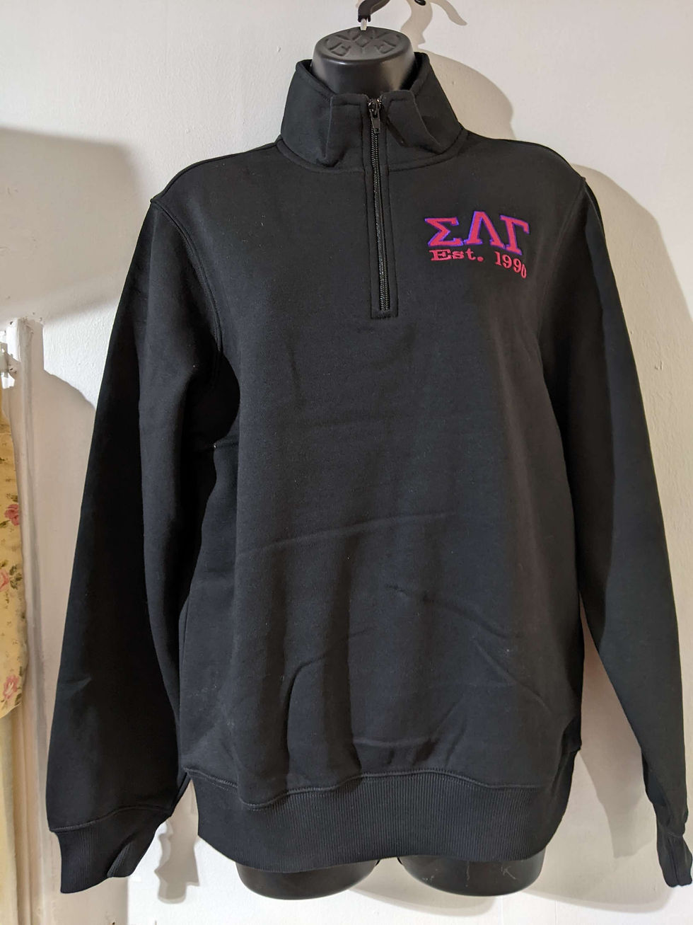 Thumbnail: Sigma Lamba Gamma Quarter Zip Sweatshirt