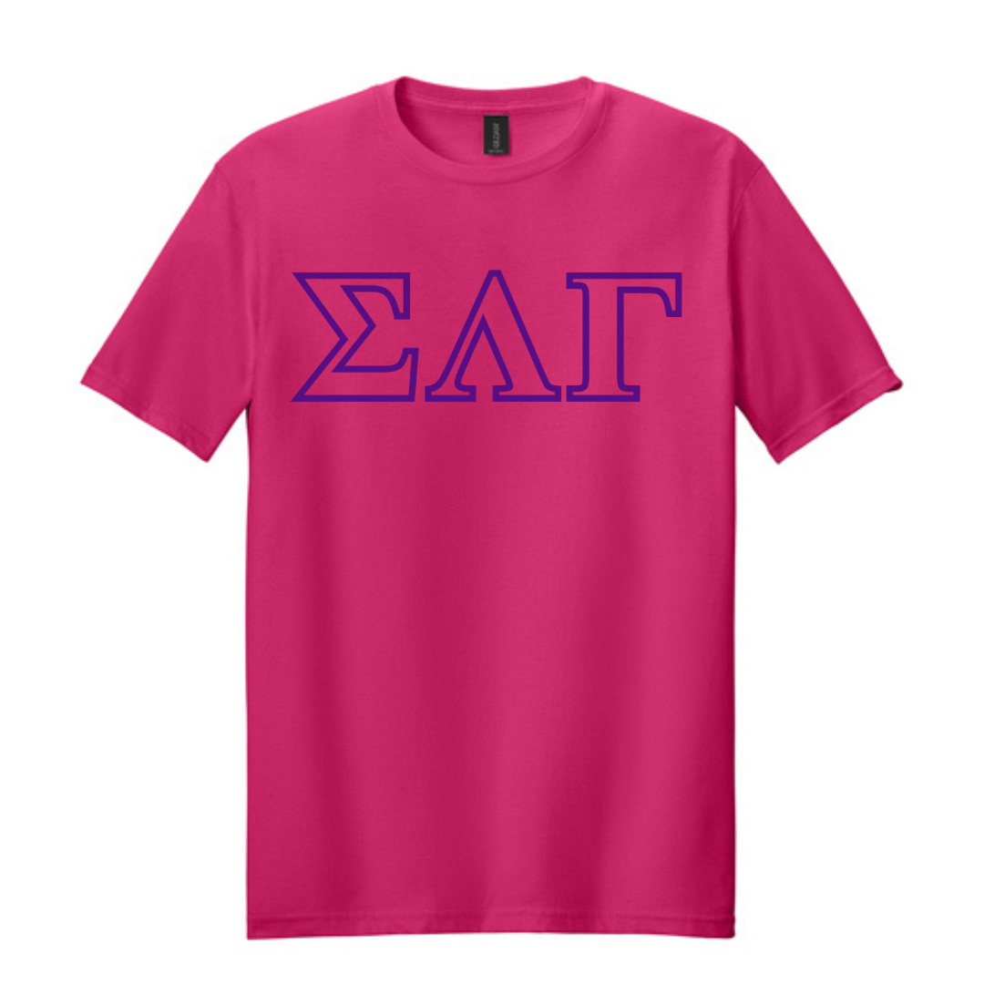 Sigma Lambda Gamma Single Outline T-Shirt