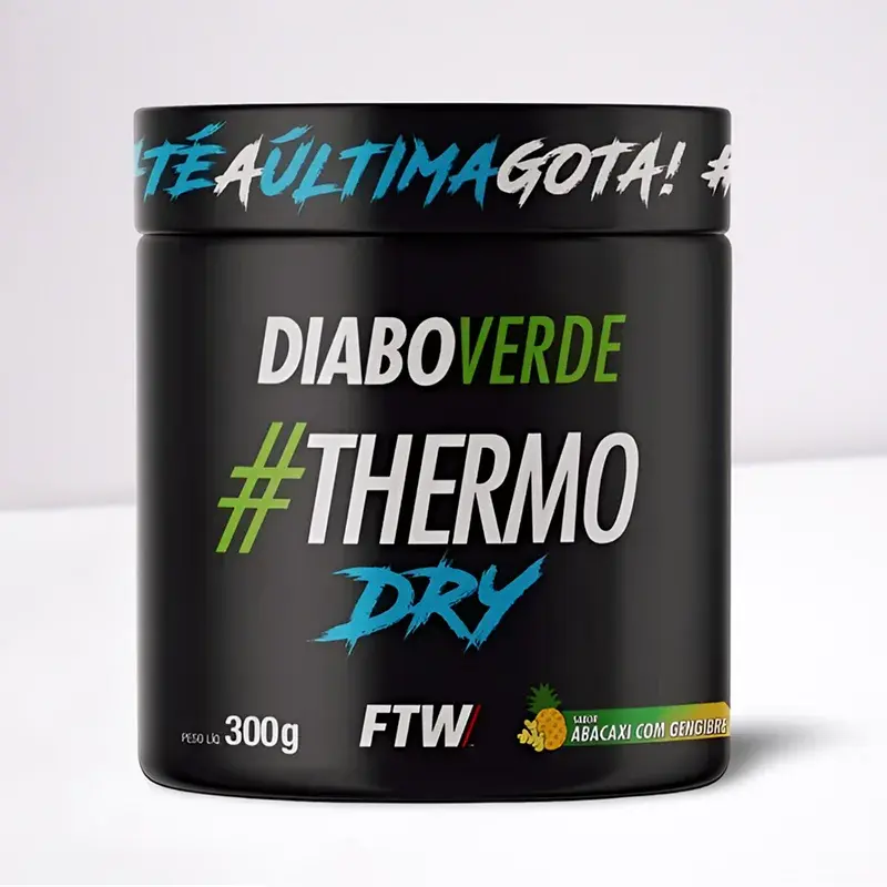 Diabo Verde #Thermo Dry FTW 300g, para queimar gordura, Musclor Suplementos.