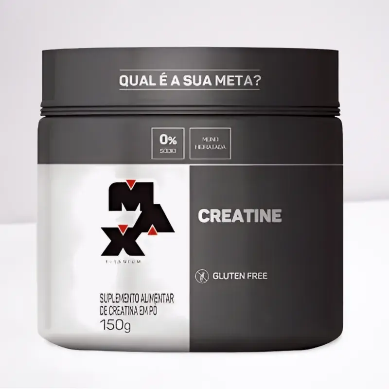 Creatina 100% Pura Max Titanium – 150g | Aumento de Força e Ganho de Massa