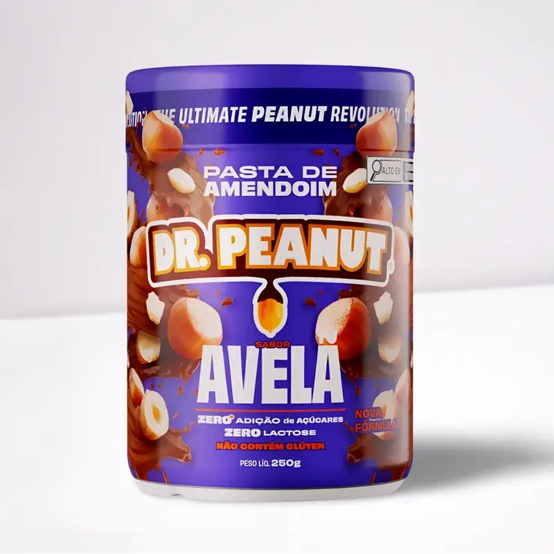 Pasta de Amendoim Dr. Peanut com 250g, Fonte de Energia e Rica em Proteínas