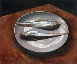 《白瓷鳳尾魚》