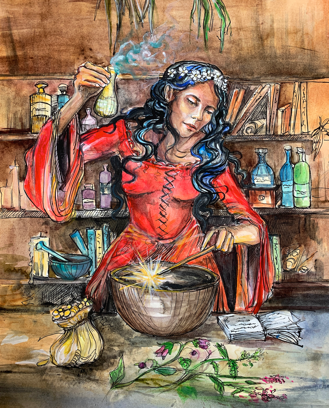 La Magicienne — Signed 8.5 X 11 Fine Art Giclee photographic pr