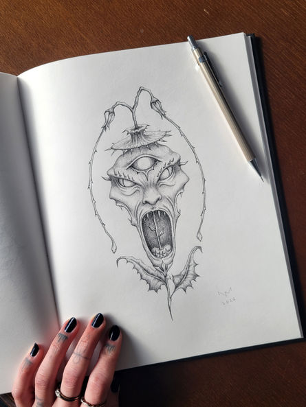 Dessin original au graphite