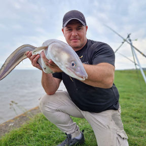 Matt caught this lovely Conger eel on a fresh fish bait