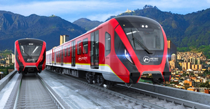 Alcalde Galán mostró el vagón del metro de Bogotá