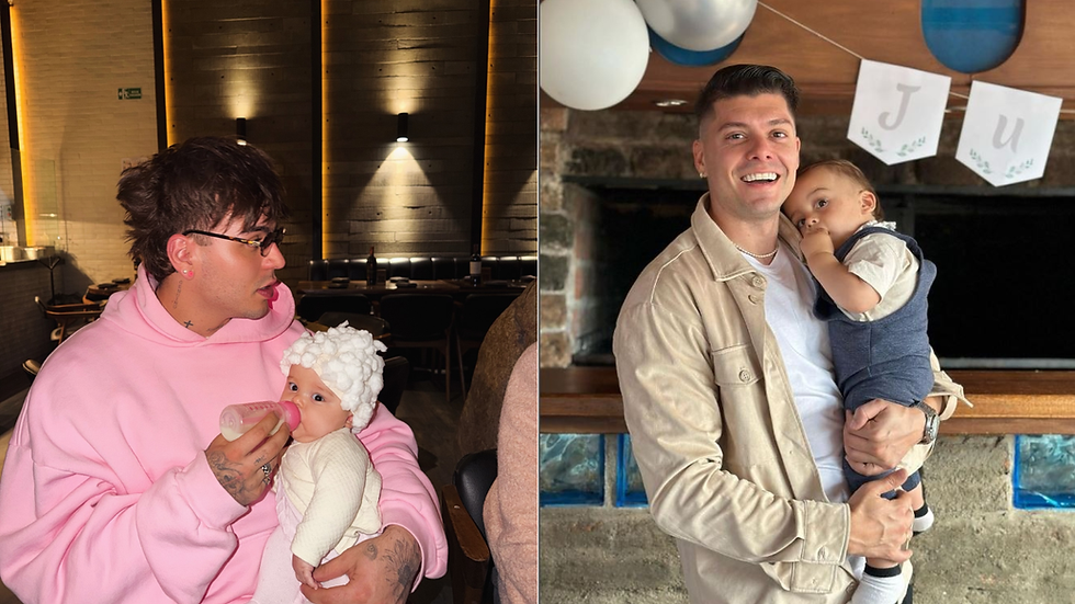 Entrevista: "Nací para ser papá": Sebastián Villalobos e Ignacio Baladán hablaron de su rol de padres