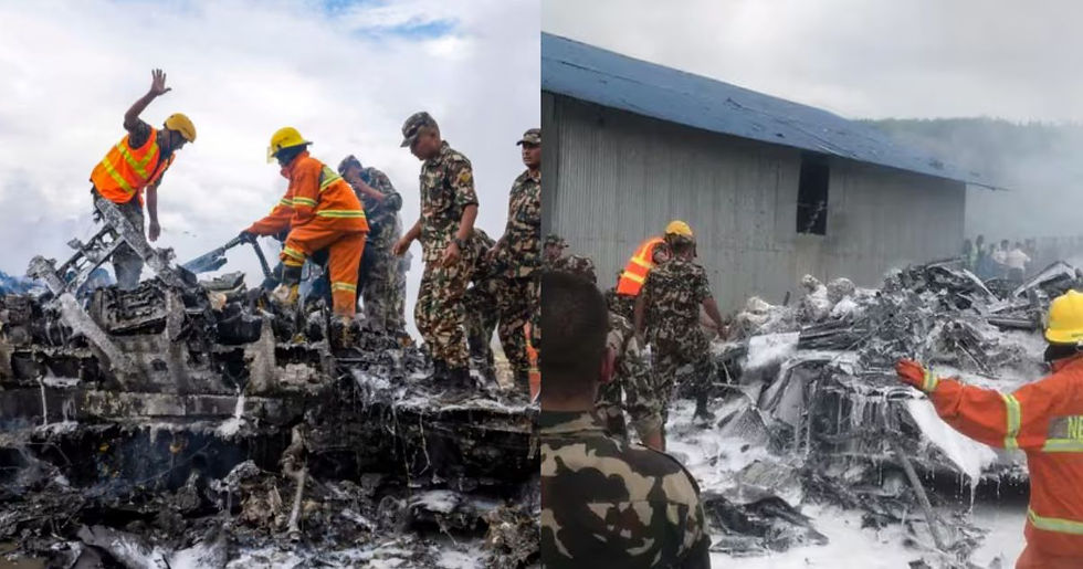 Trágico accidente aéreo en Nepal dejó 18 víctimas fatales: El avión salió de Katmandú