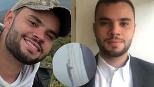 Los videos de los últimos momentos de Carlos David Ruiz: Antes de caer en el taque de agua