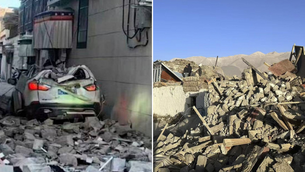 Fuerte terremoto en el Tíbet dejó más de 100 muertos