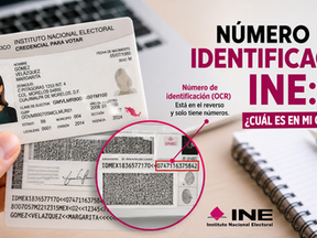 Número de identificación INE: cuál es en mi credencial