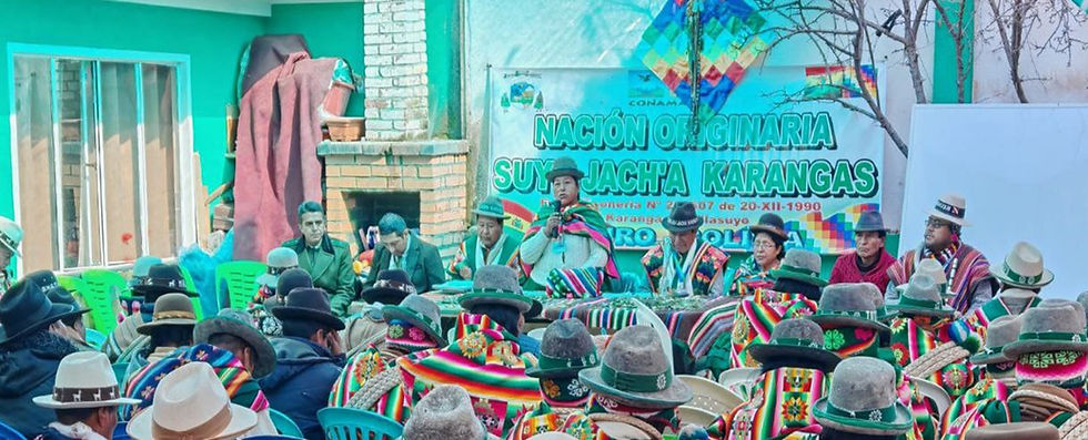 Nación Suyu Jacha Karangas impulsa coordinación interjurisdiccional para fortalecer la justicia indígena originaria