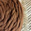 Miniature : Madeja de algodon de un grosor de 4mm. De un solo torcido. Color Chocolate. 