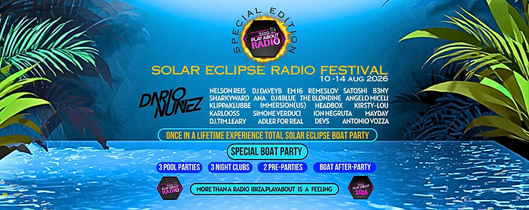 Solar Eclipse 2026 festival ibiza