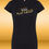 Thumbnail: Black T-Shirt with Gold Logo