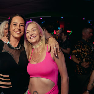 tropicana ibiza, nightclub party, house music events, happy people smiling and posing, ibiza events