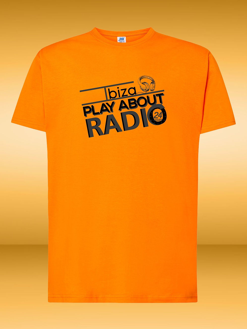 Thumbnail: Orange T-Shirt with Radio Logo