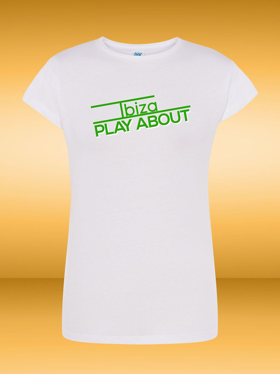 Thumbnail: White T-Shirt with Green Logo