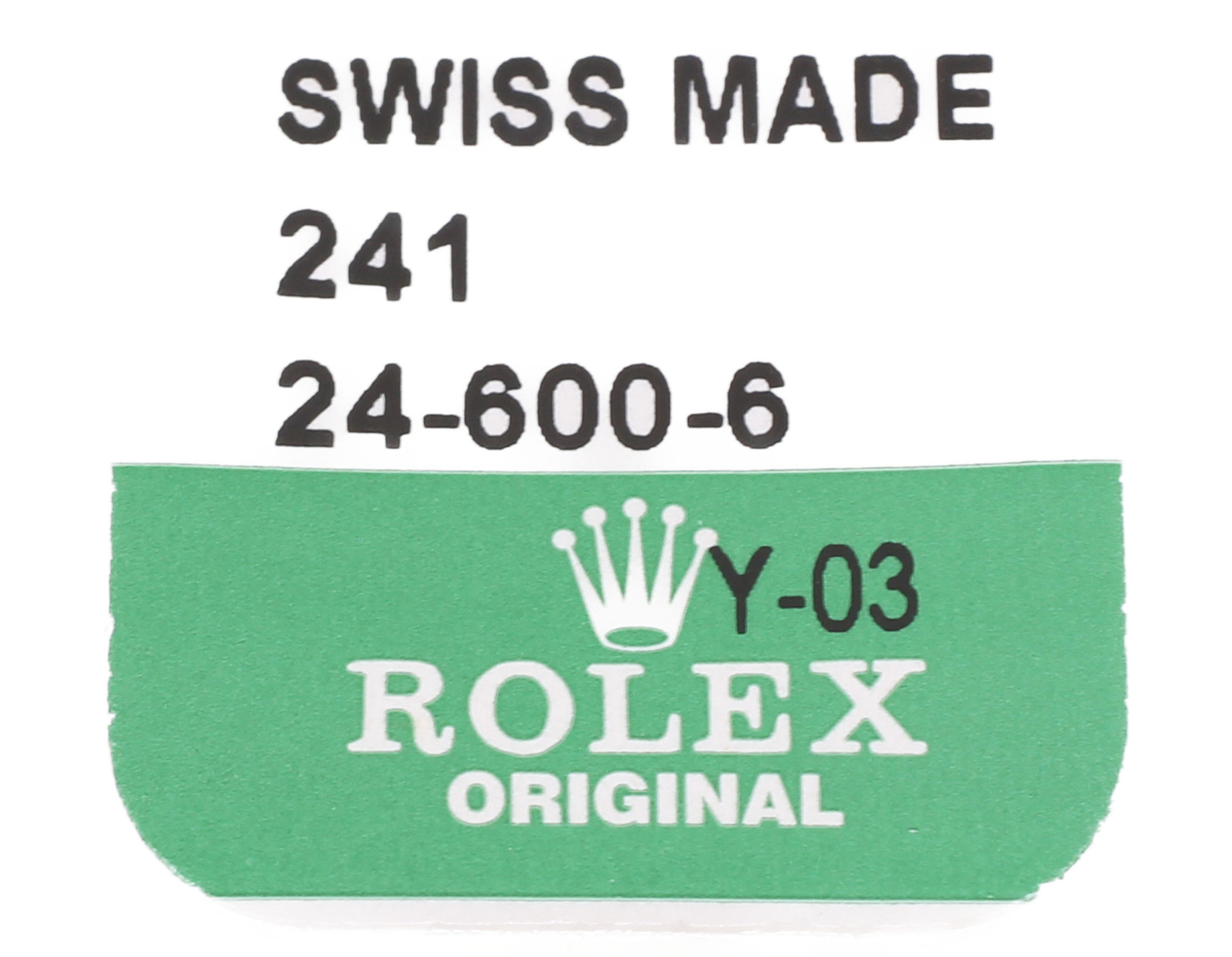 新品 純正 ロレックス ROLEX 6.0mm 24-600-6 PT プラチナ リューズ