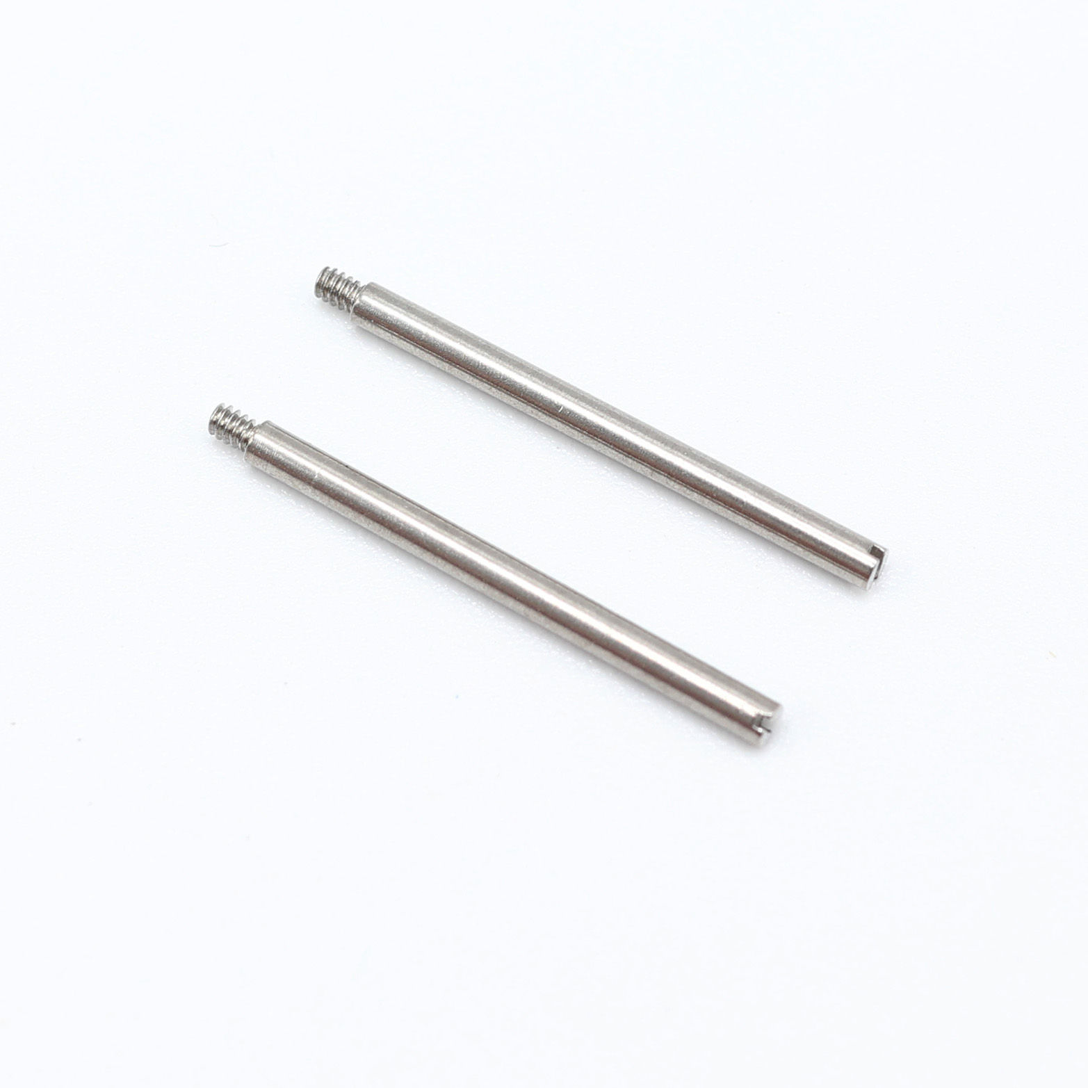 社外品 新品 カルティエ用 CARTIER Dバックル用 ネジ 16mm 2本セット SS シルバー