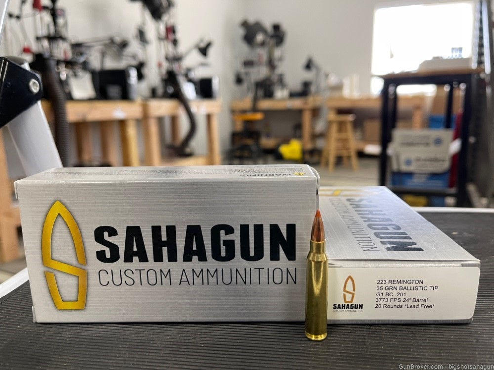 223 Remington 35 grn Nosler Ballistic Tip Lead Free Ammunition