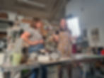 Filming with Lucy Mayes