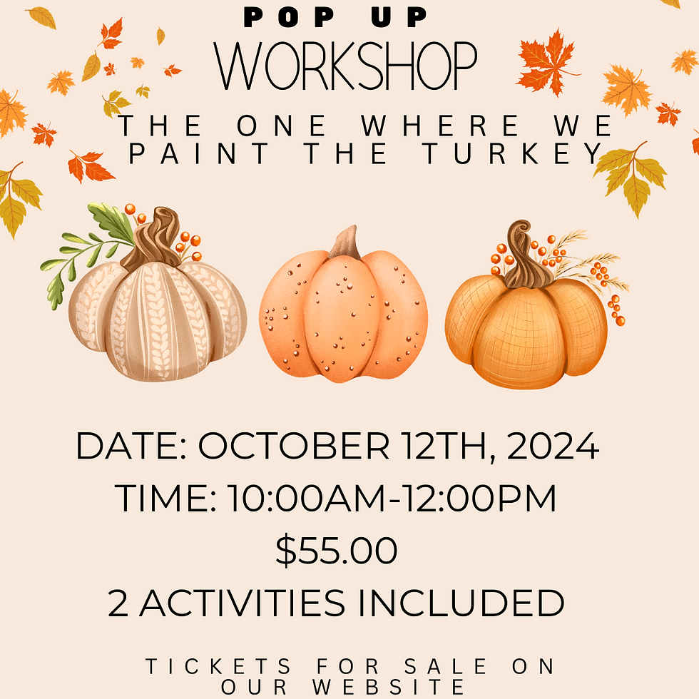 Pop Up Workshop- Thanksgiving Edition