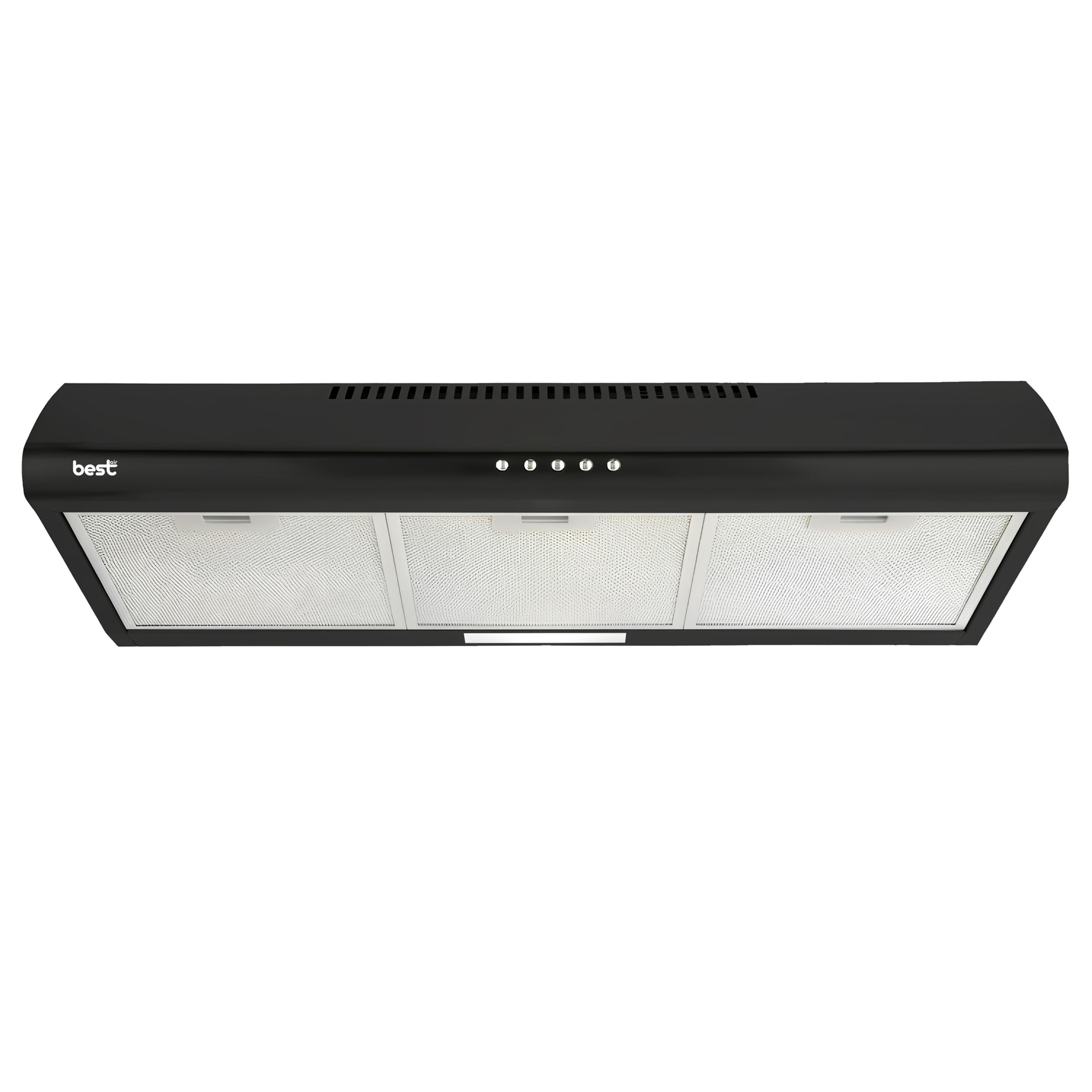 Bestair WAVE PLUS BK | 60 cm |بيست اير شفاط مطبخ مسطح اسود650 م3/س