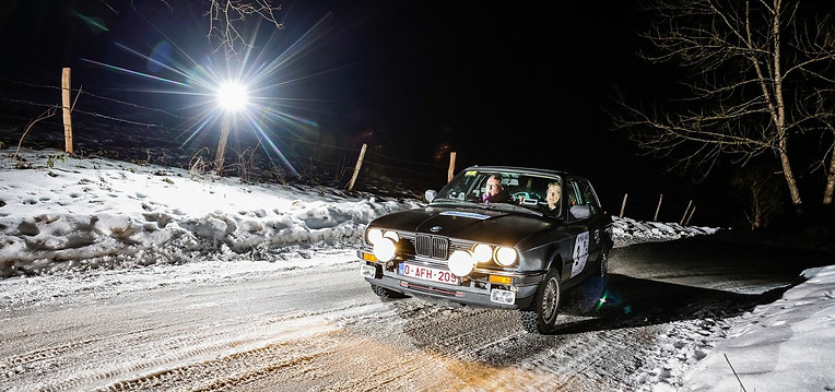 BMW E30 au Rallye Neige et Glace