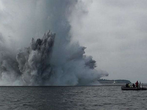 Gli ordigni inesplosi che inquinano il mare