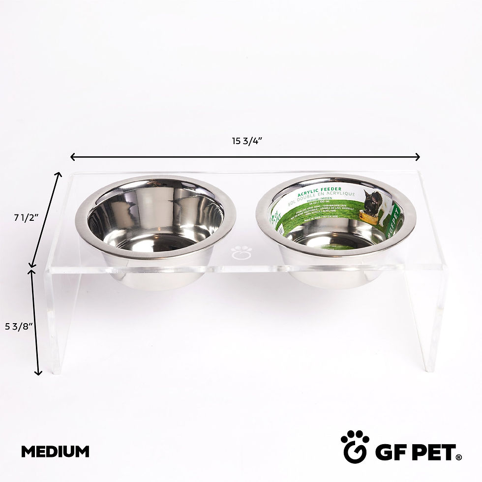 Thumbnail: Acrylic Double Feeder - Clear
