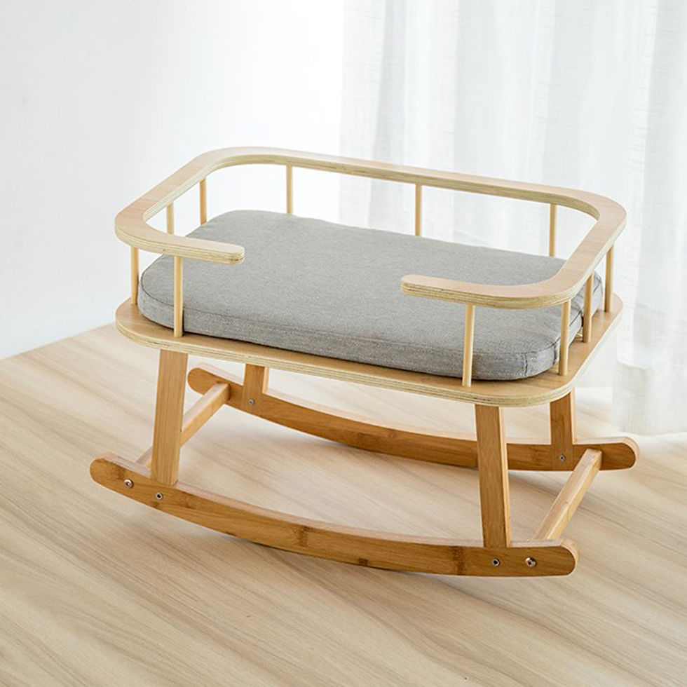 Thumbnail: INSTACHEW Rockaby Pet Bed - Comfy & Portable Kitten Couch with Soft Cushion
