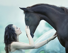 Donna e cavallo