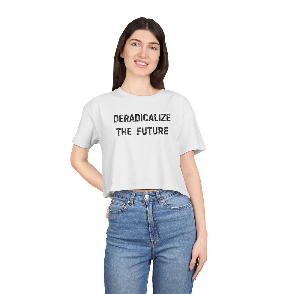 Thumbnail: DERADICALIZE \ \ THE FUTURE Loose Fit Crop T