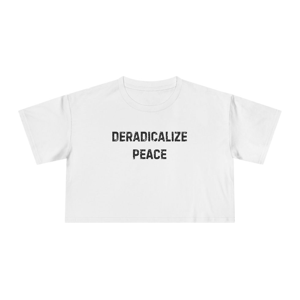 Thumbnail: DERADICALIZE \ \ PEACE Loose Fit Crop T