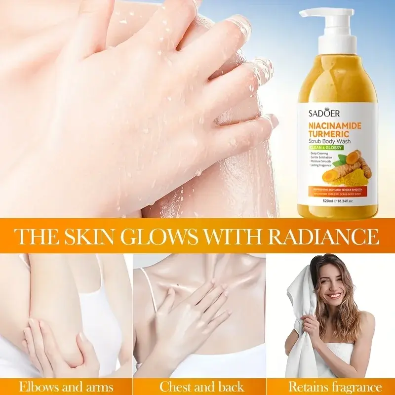 Thumbnail: Niacinamide Turmeric Scrub Shower Gel