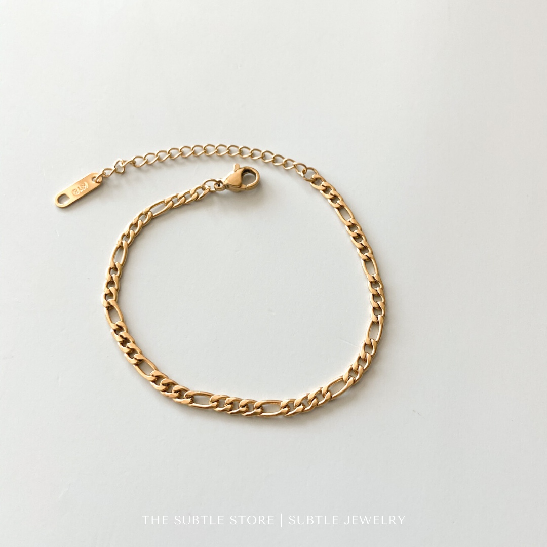 (防水) S Chain | 18K Bracelet