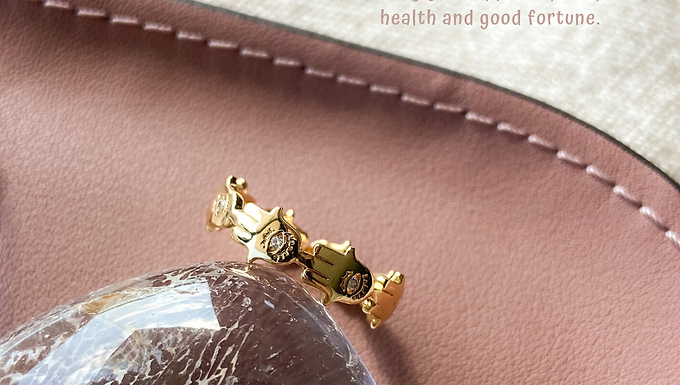 THE HAMSA RING | 18K Ring