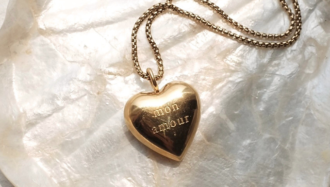(防水) mon amour 我的愛 | 18KGP Necklace
